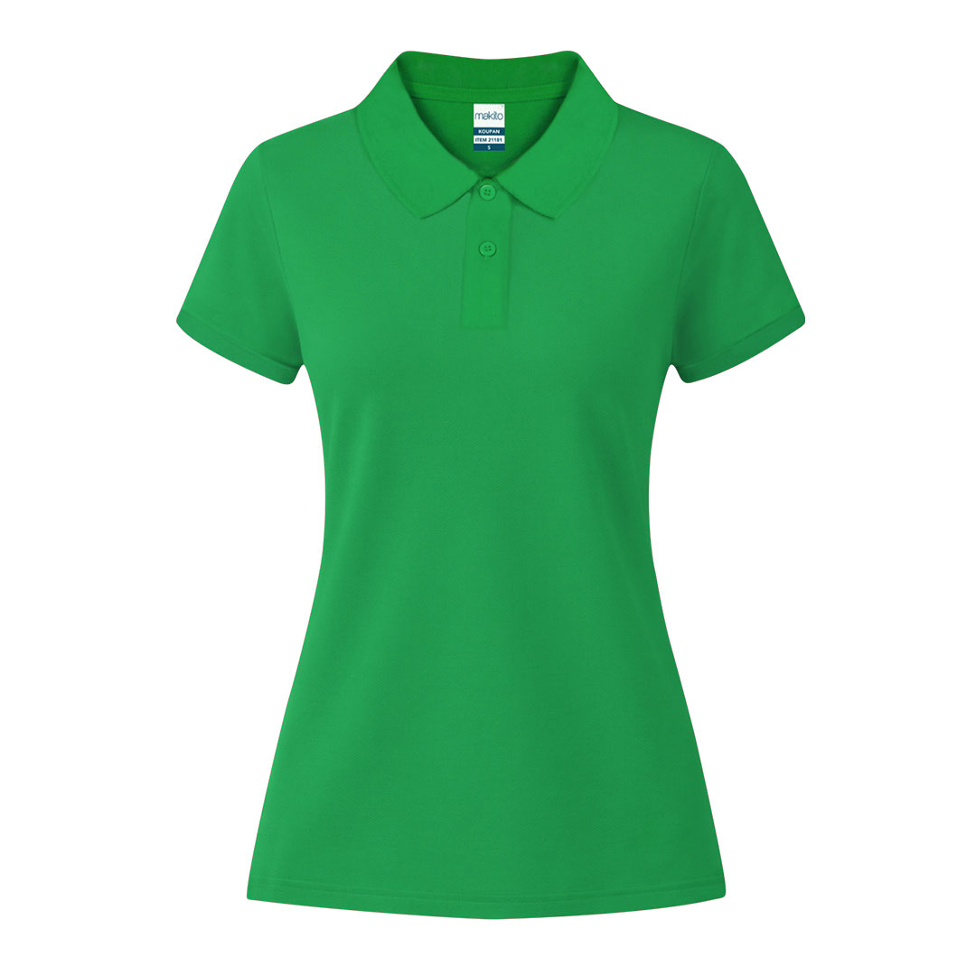 Damskie kolorowe polo Koupan P171402T zielony