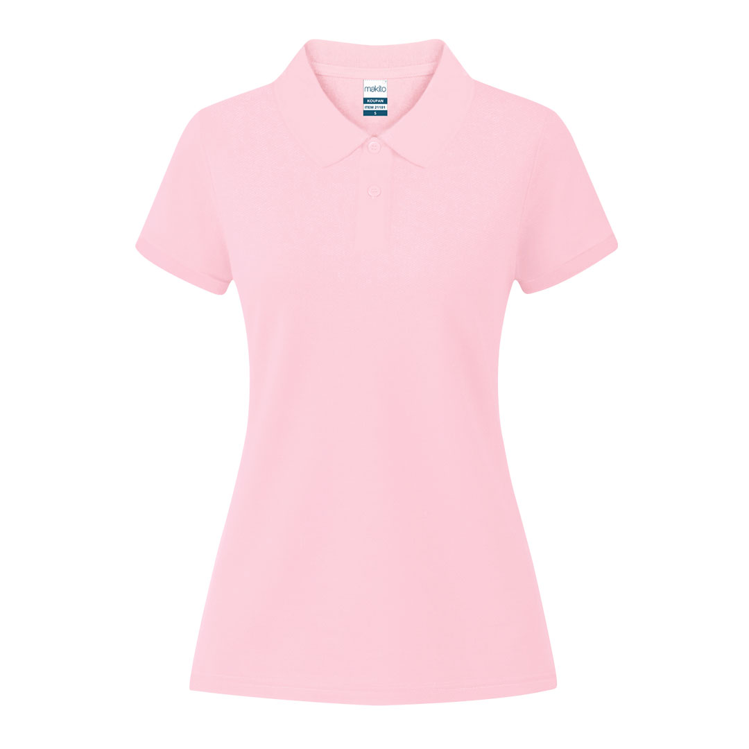 Damskie kolorowe polo Koupan P171402T różowy