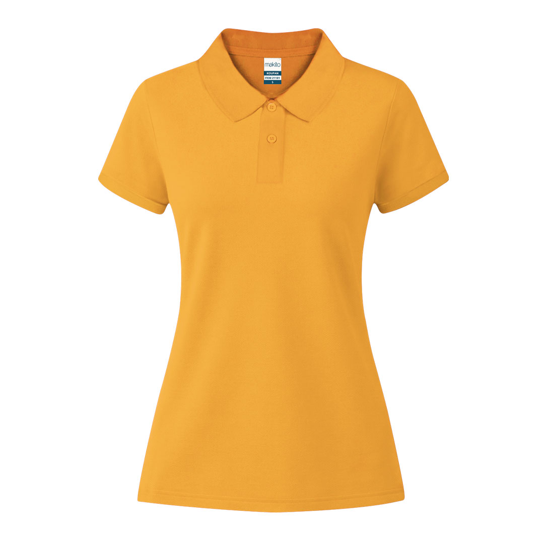 Damskie kolorowe polo Koupan P171402T złoty