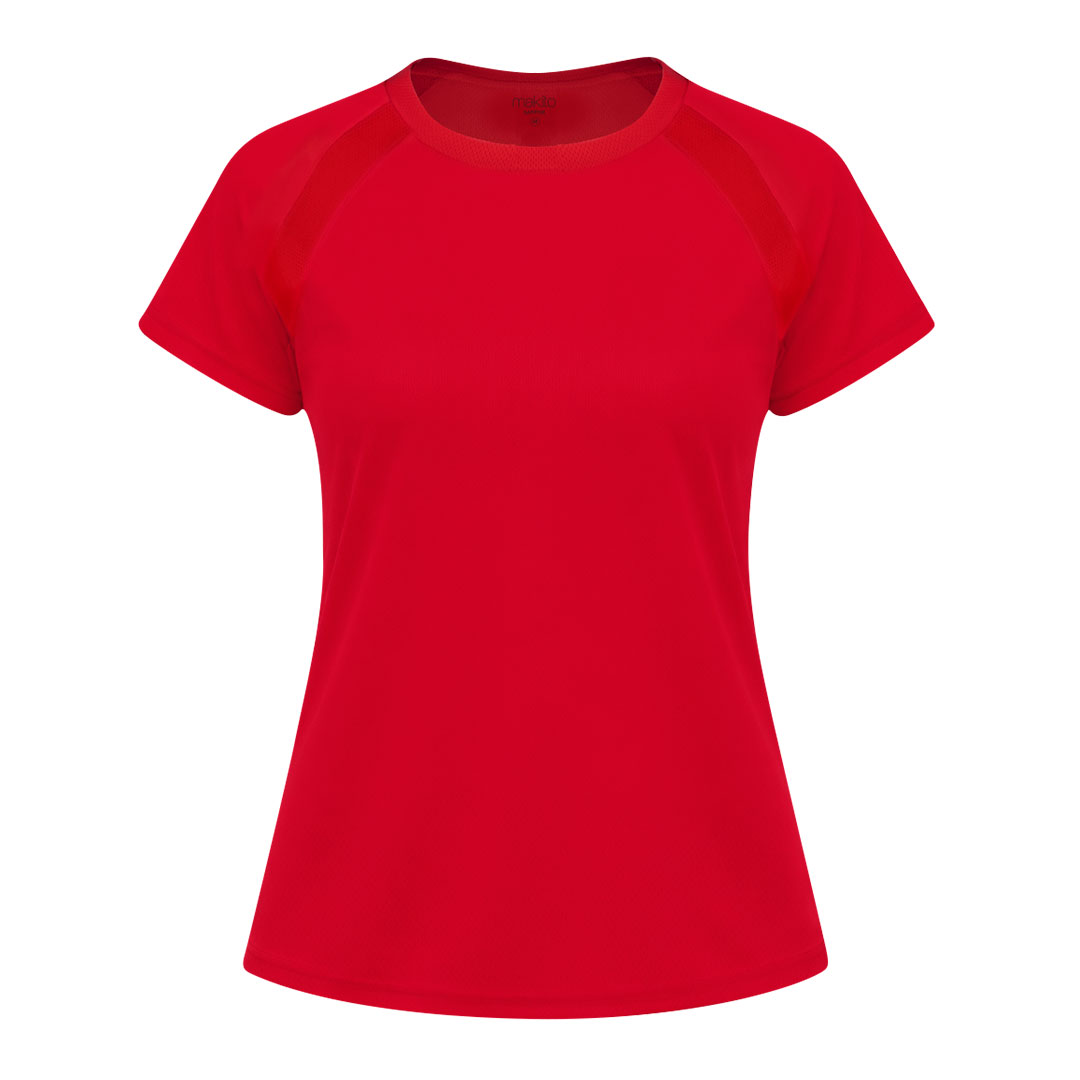 Damski T-shirt Tecnic Sappor P171750T czerwony
