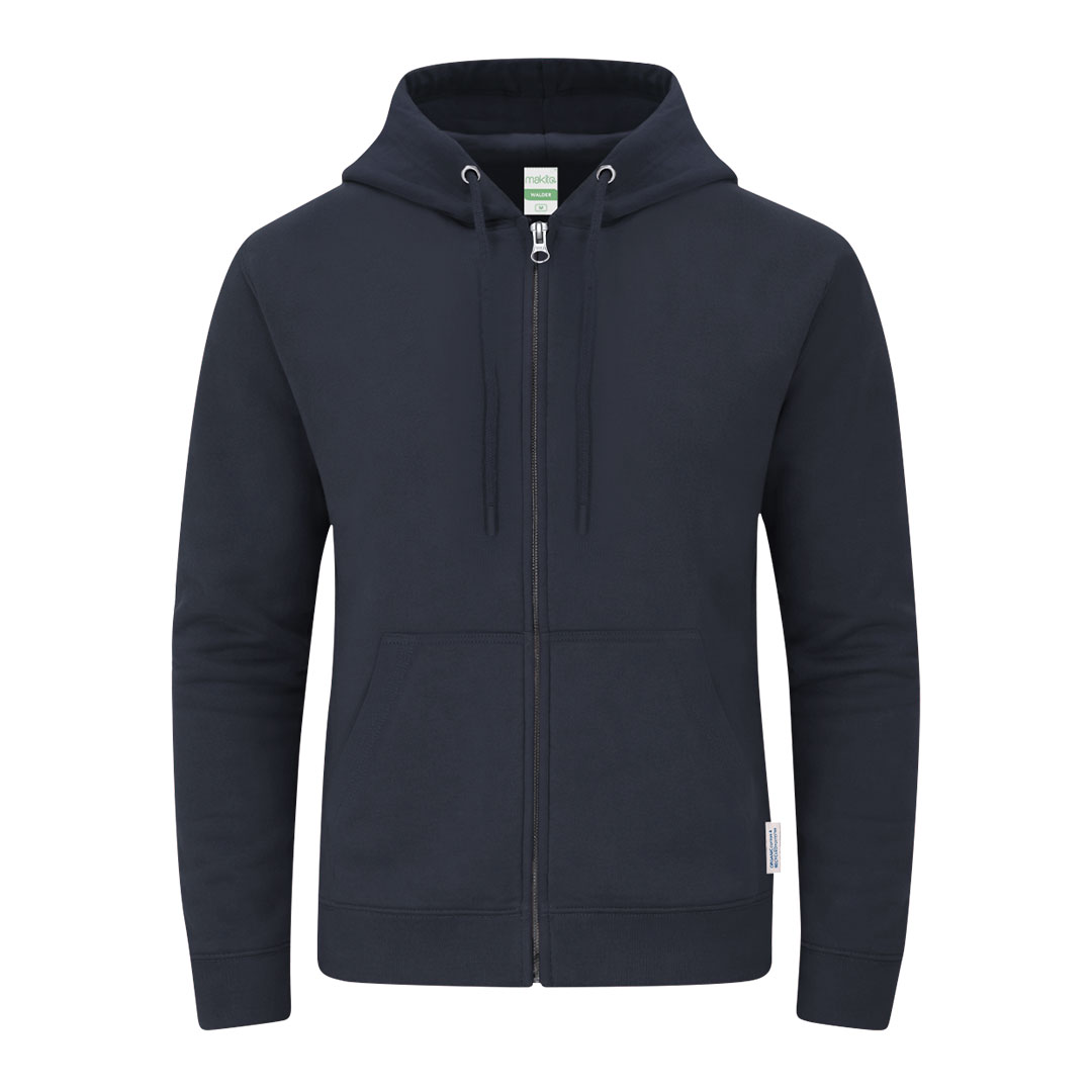 Bluza z kapturem i zamkiem dla dorosłych Walder P172295T granatowy ciemny