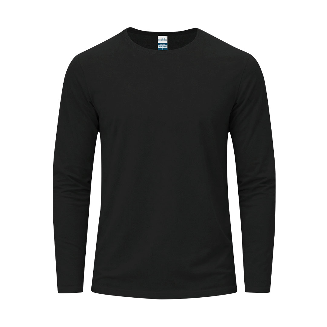 Kolorowy T-shirt dla dorosłych Hawk P172357T czarny