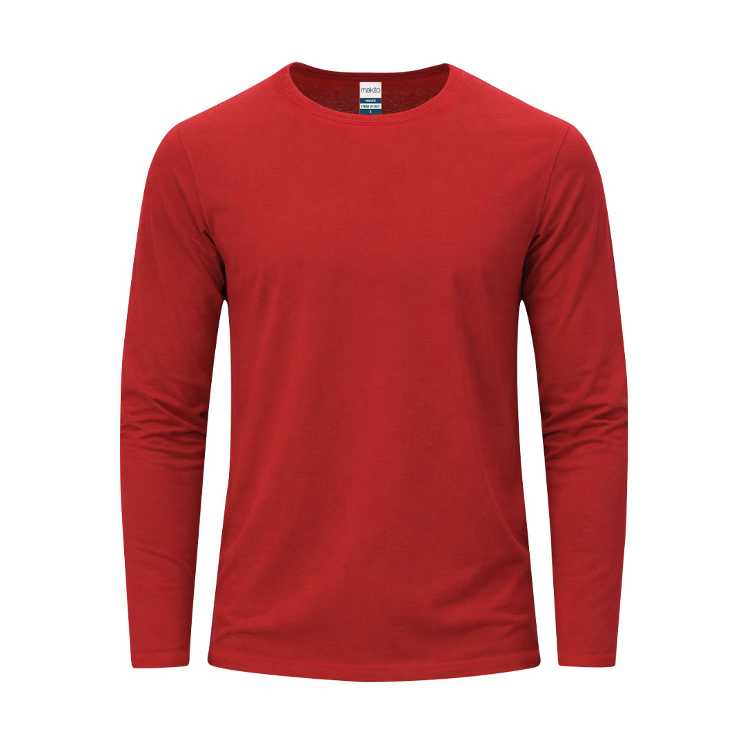 Kolorowy T-shirt dla dorosłych Hawk P172357T czerwony