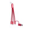 Kabel ładujący Bikoc P173637T czerwony