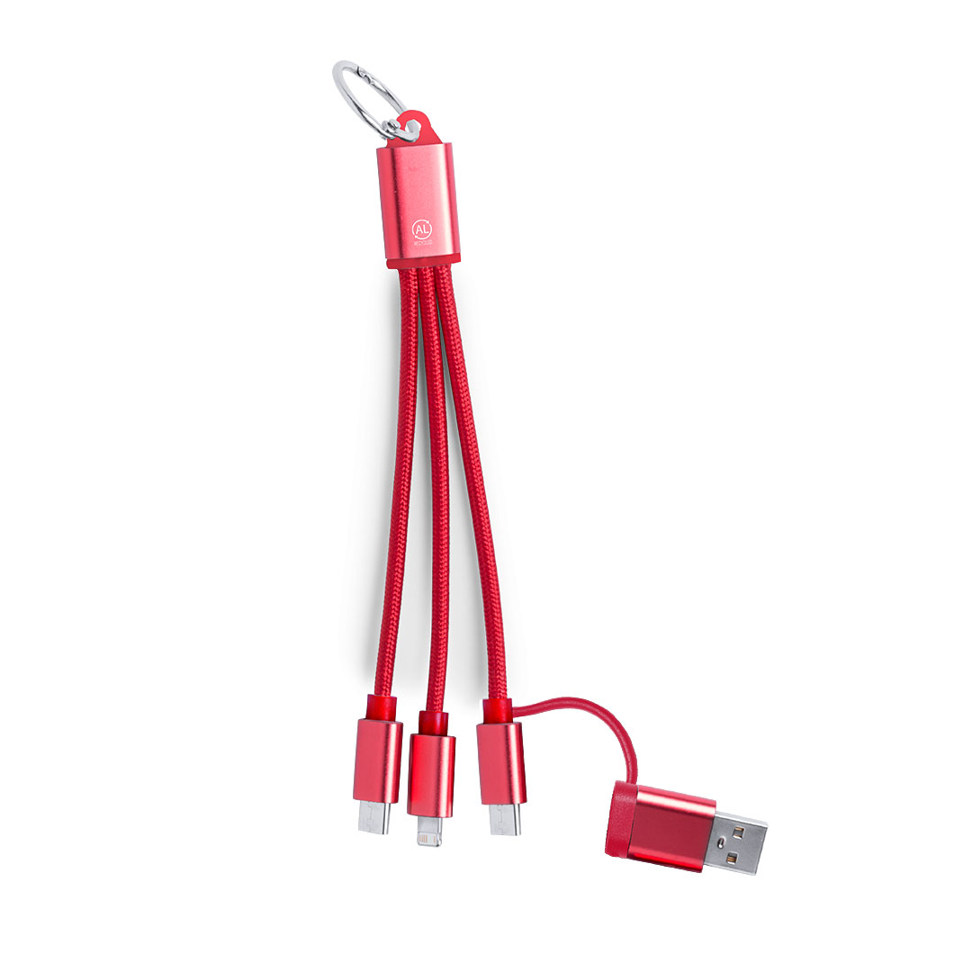 Kabel ładujący Bikoc P173637T czerwony