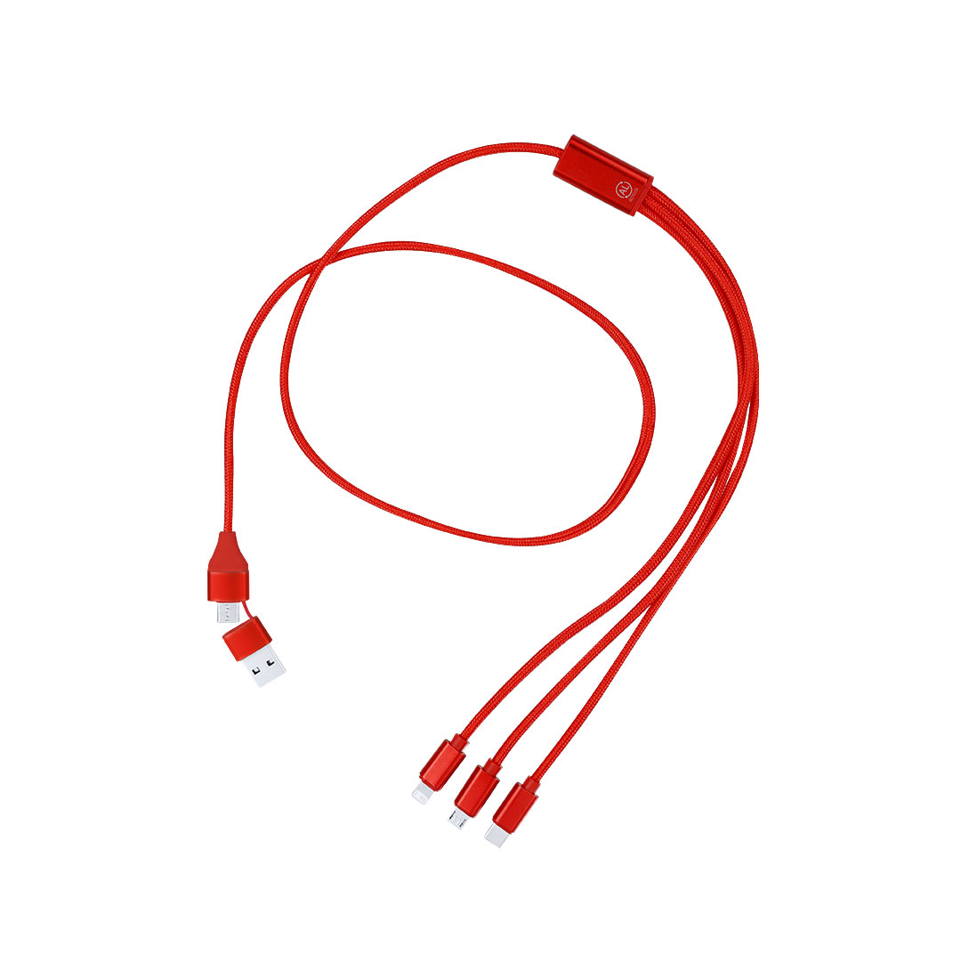 Kabel ładujący Clodan P173641T czerwony