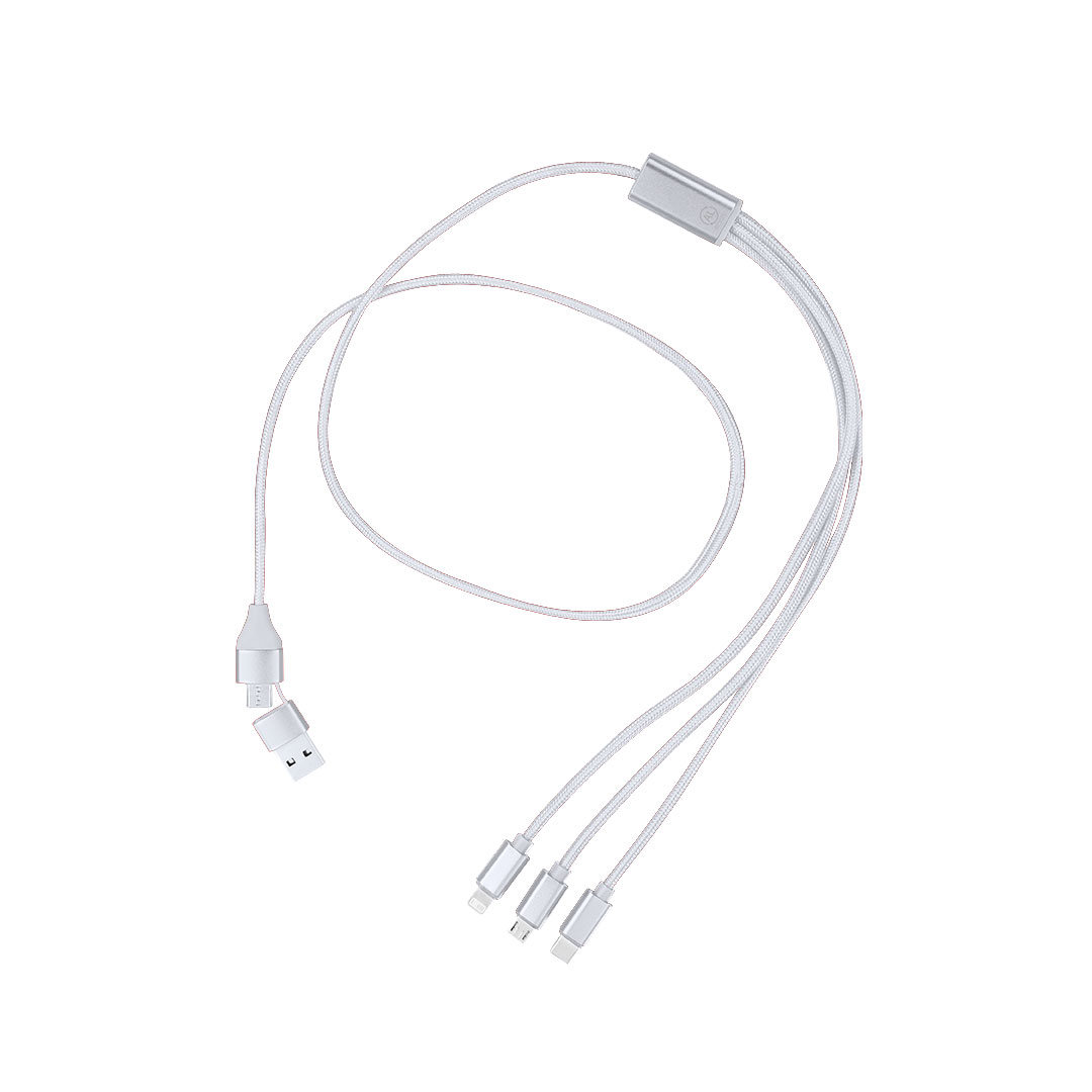 Kabel ładujący Clodan P173641T srebrny