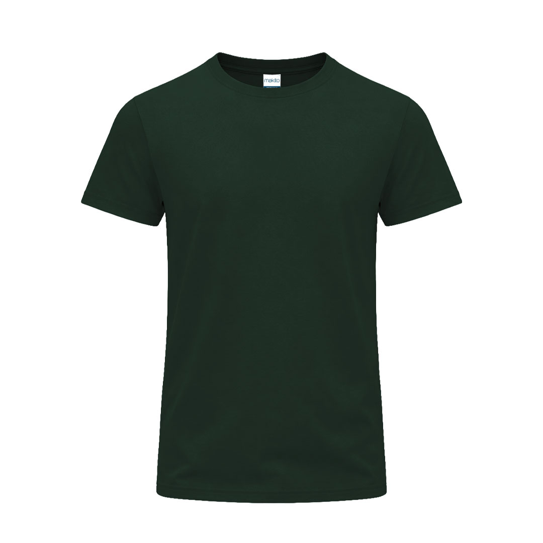 Kolorowy T-shirt dla dorosłych Perkins P174111T zielony butelkowy