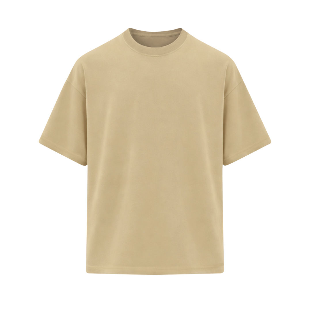T-shirt oversize dla dorosłych Minton P174195T piaskowy