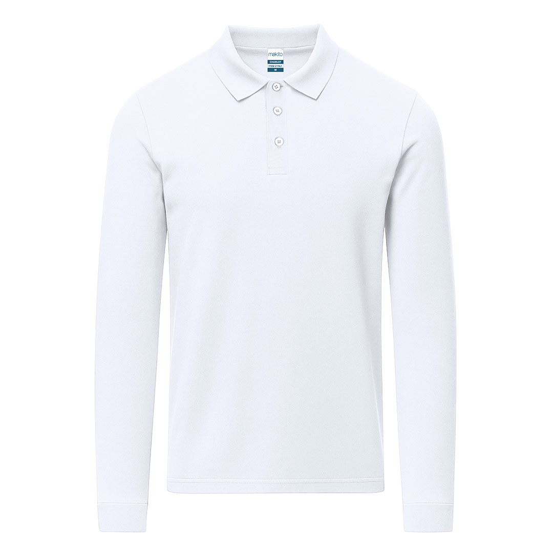 Dorosła biała koszulka polo Charlot P175050T MKT-21961-W