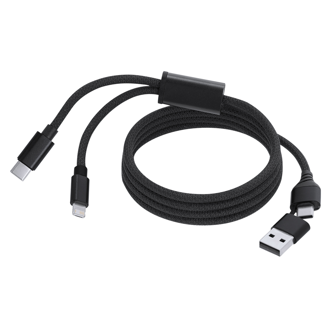 Kabel ładujący Briony P175388T czarny