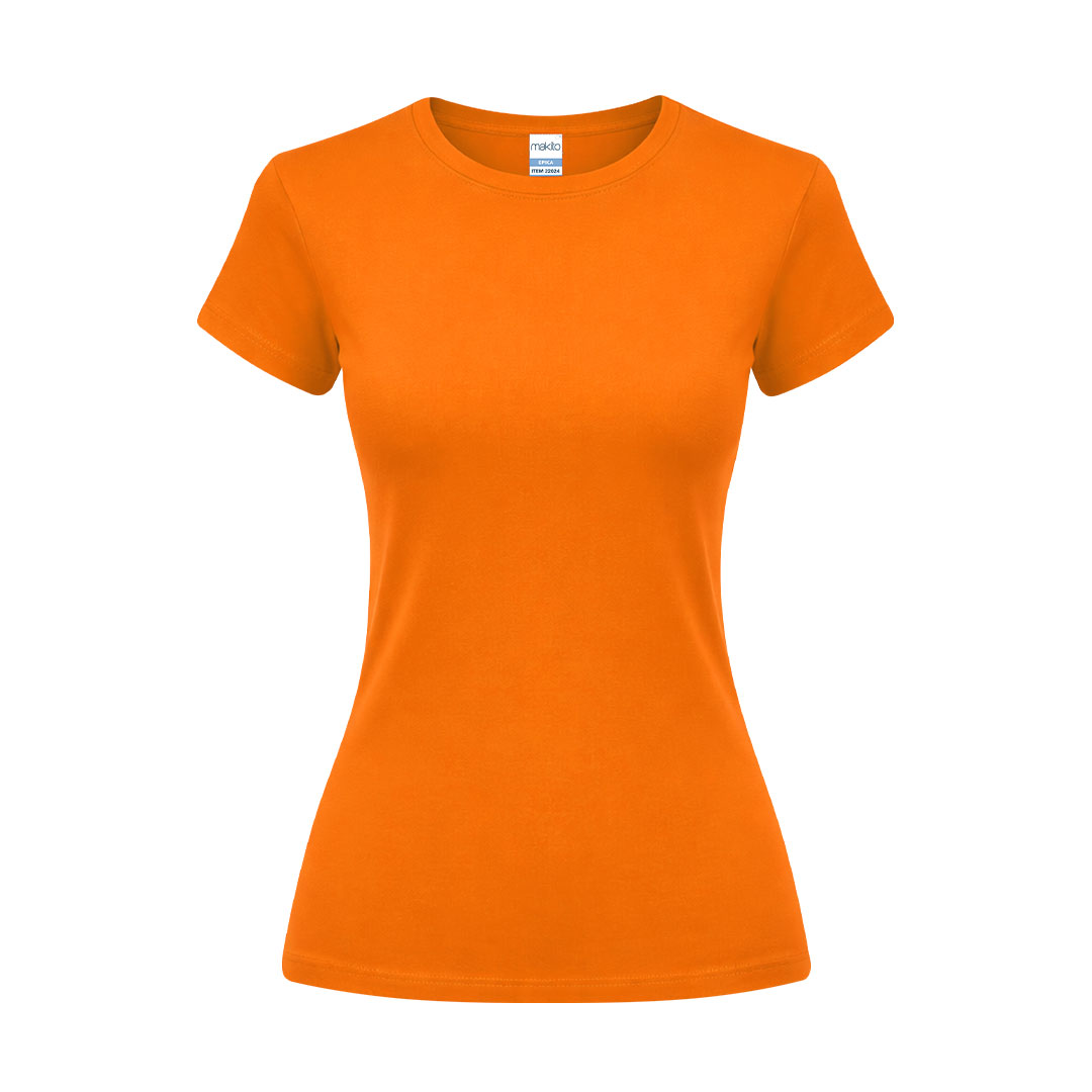 Damski kolorowy T-shirt Epika P175759T pomarańczowy