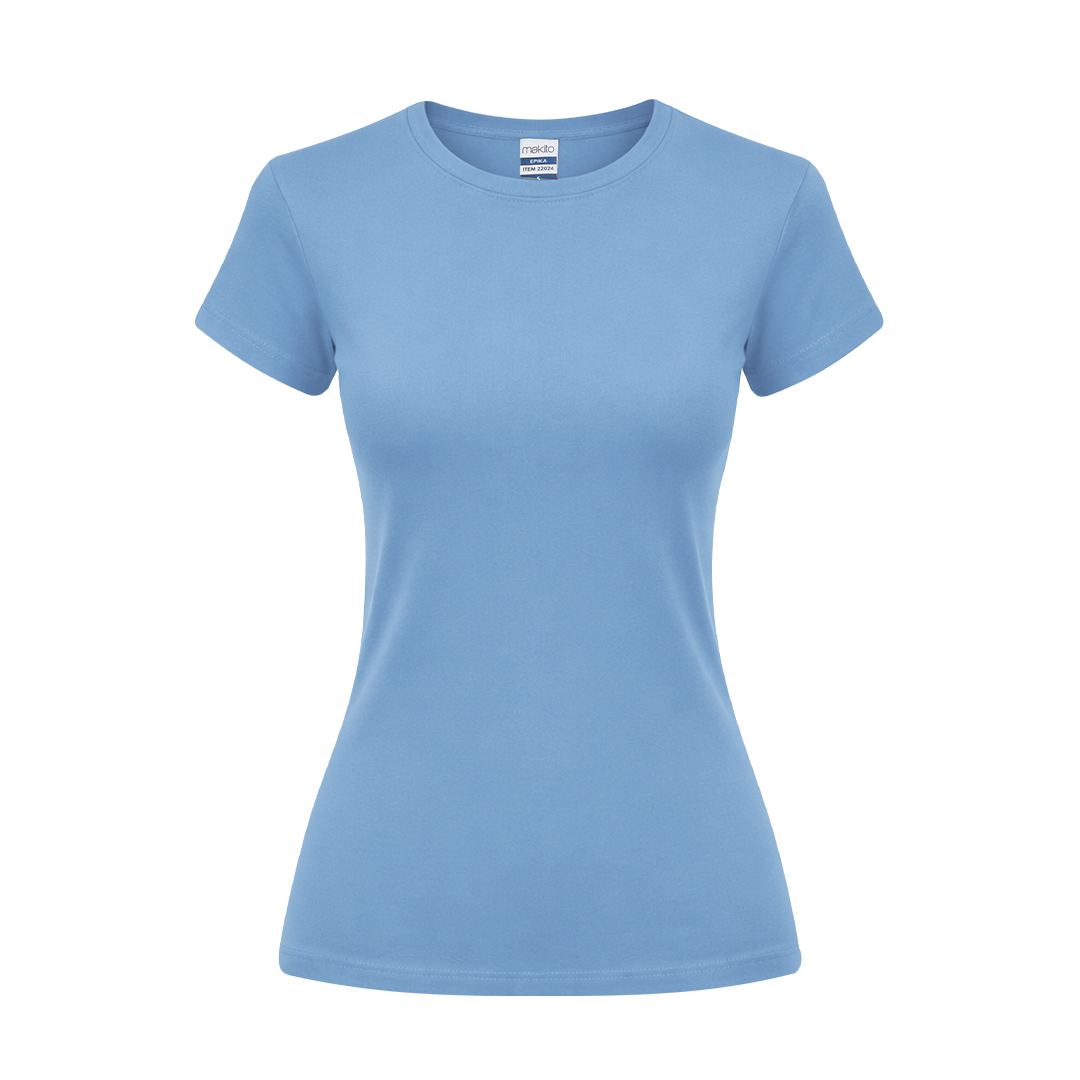 Damski kolorowy T-shirt Epika P175759T błękitny