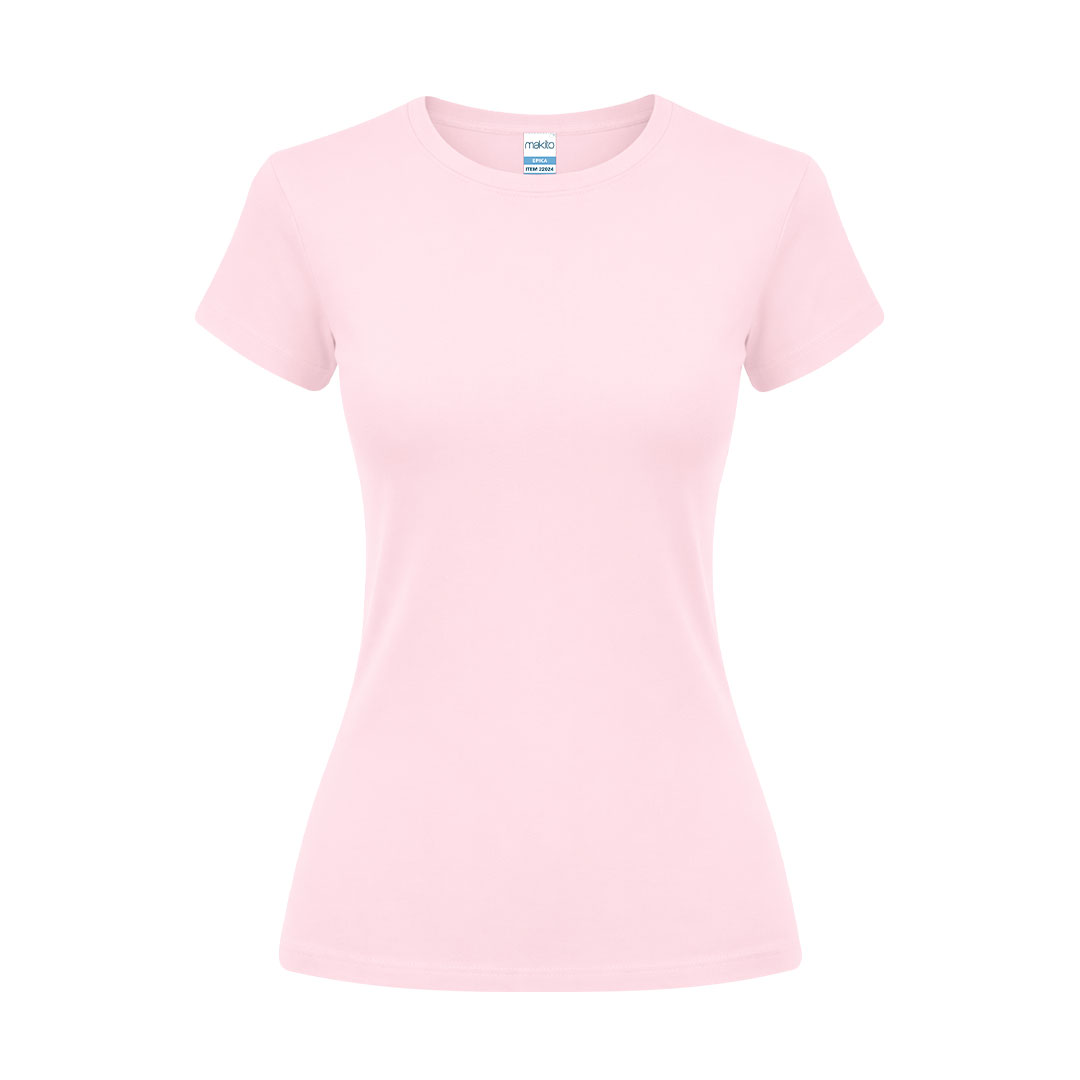 Damski kolorowy T-shirt Epika P175759T różowy
