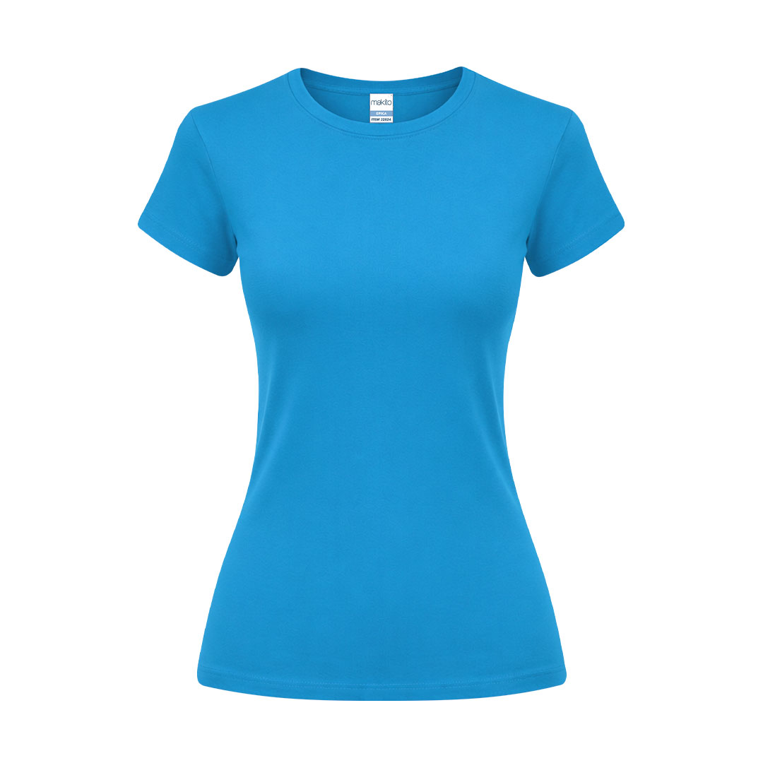 Damski kolorowy T-shirt Epika P175759T turkusowy