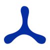 Frisbee Kybeck P175980T niebieski