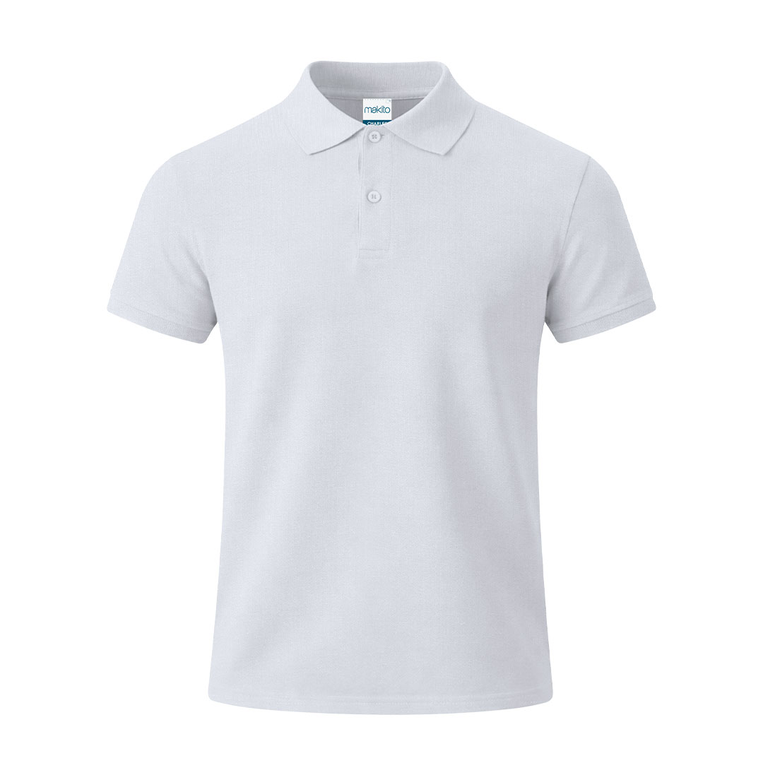 Dorosła biała koszulka polo Charles P176486T MKT-22338-W