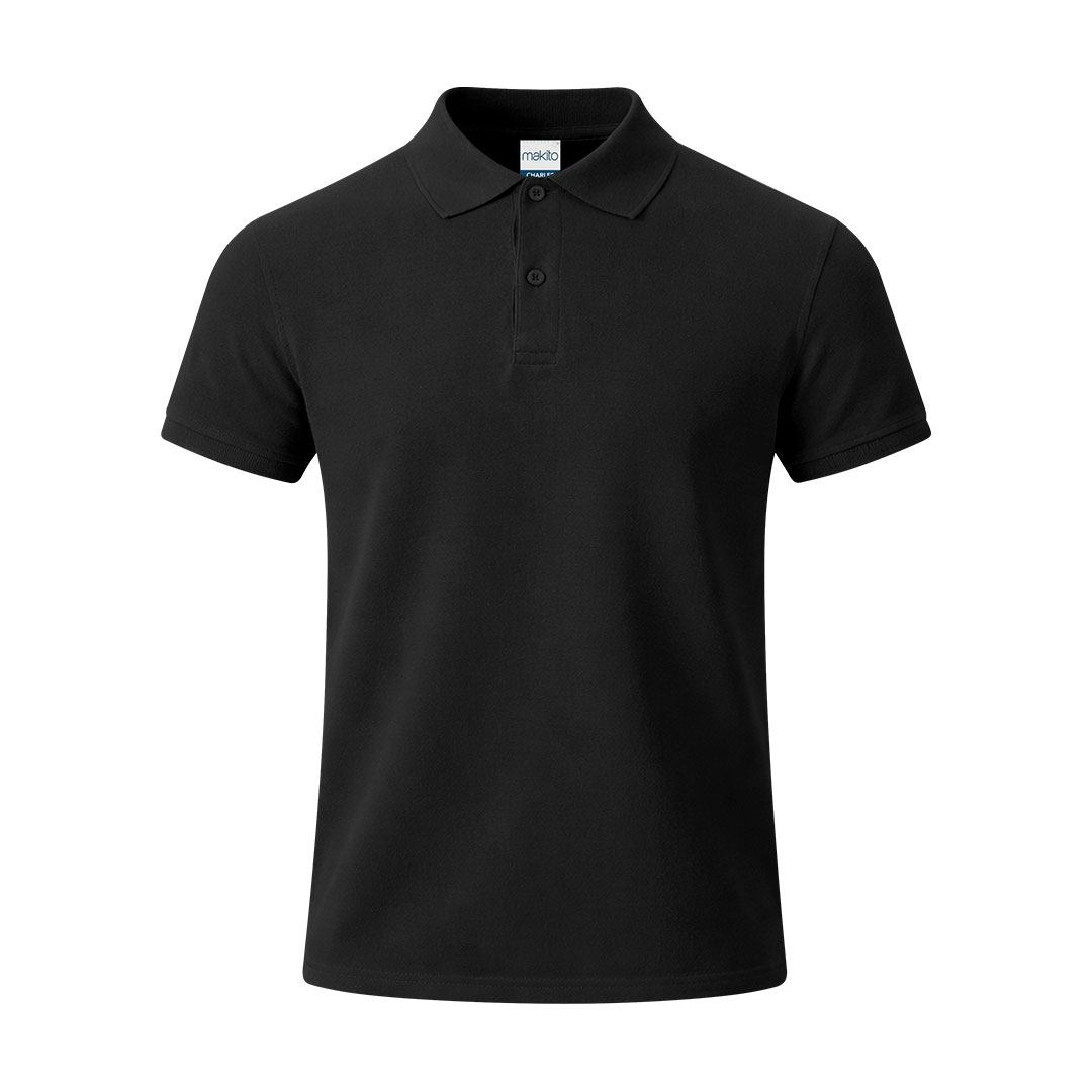 Adult Colour Polo Shirt Charles P176492T czarny