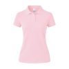 Damskie kolorowe polo Charles P176569T różowy