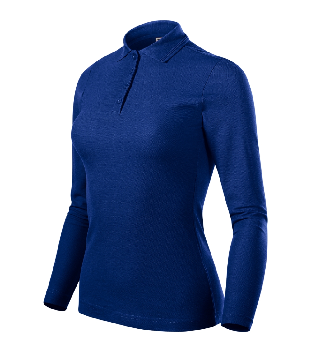 Koszulka polo damska Pique Polo LS P049292F MA-U231-W Koszulka polo damska Pique Polo LS P049292F MA-U231-W