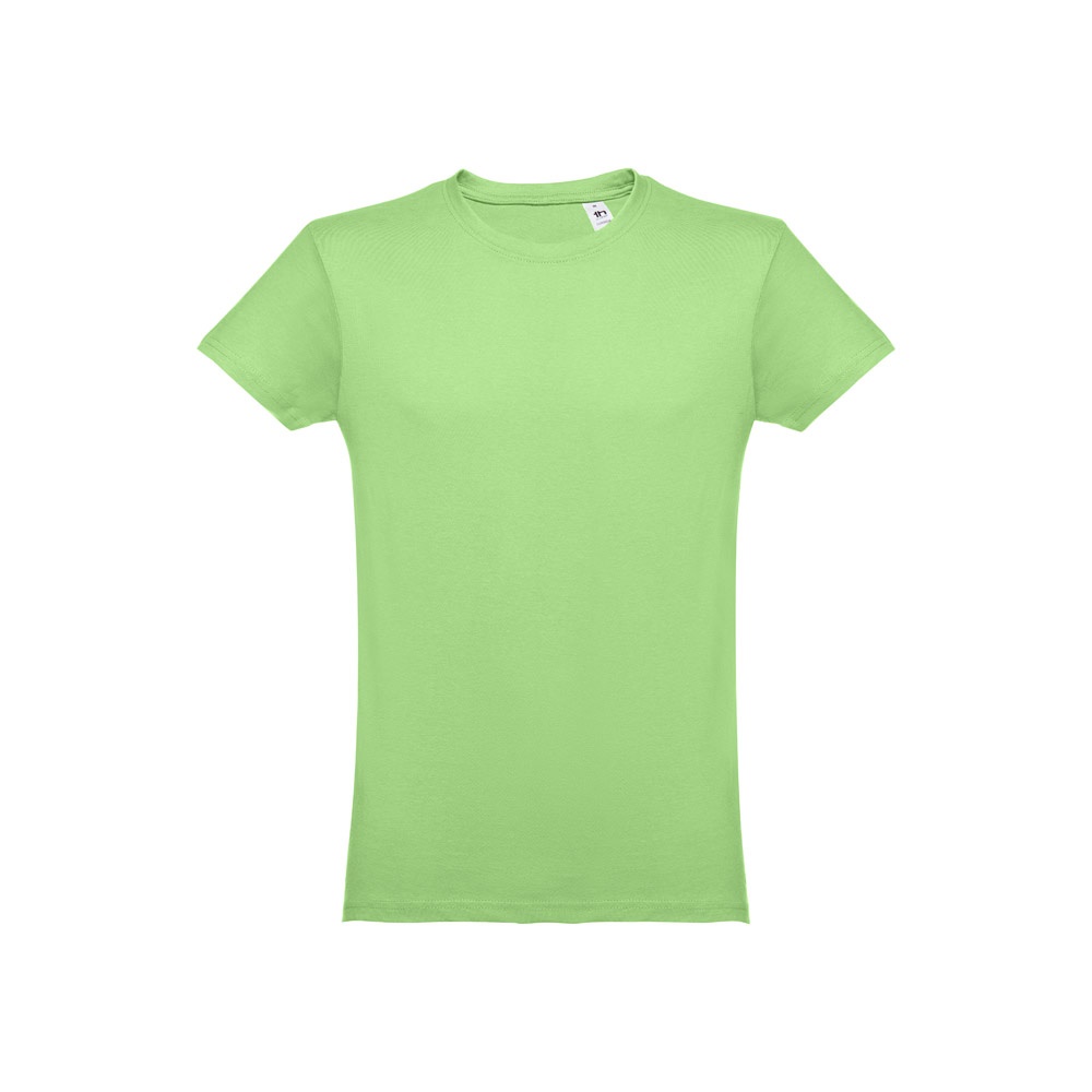 THC LUANDA. T-shirt męski z bawełny rurkowej P032114S jasnozielony