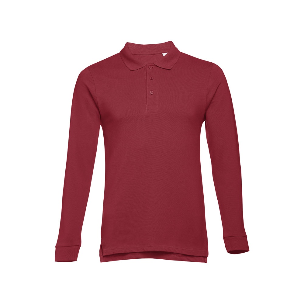 THC BERN 3XL. Męski t-shirt z długim rękawem P033273S burgund