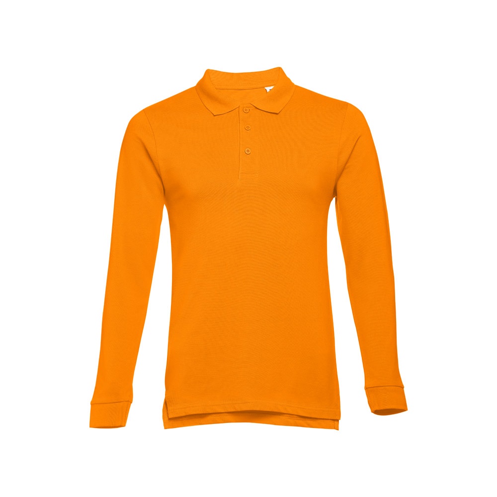 THC BERN 3XL. Męski t-shirt z długim rękawem P033273S pomarańczowy