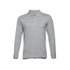 THC BERN 3XL. Męski t-shirt z długim rękawem P033273S jasnoy szary melanż