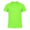 T-shirt dla dorosłych Tecnic Plus P161309T zielony fluorescencyjny