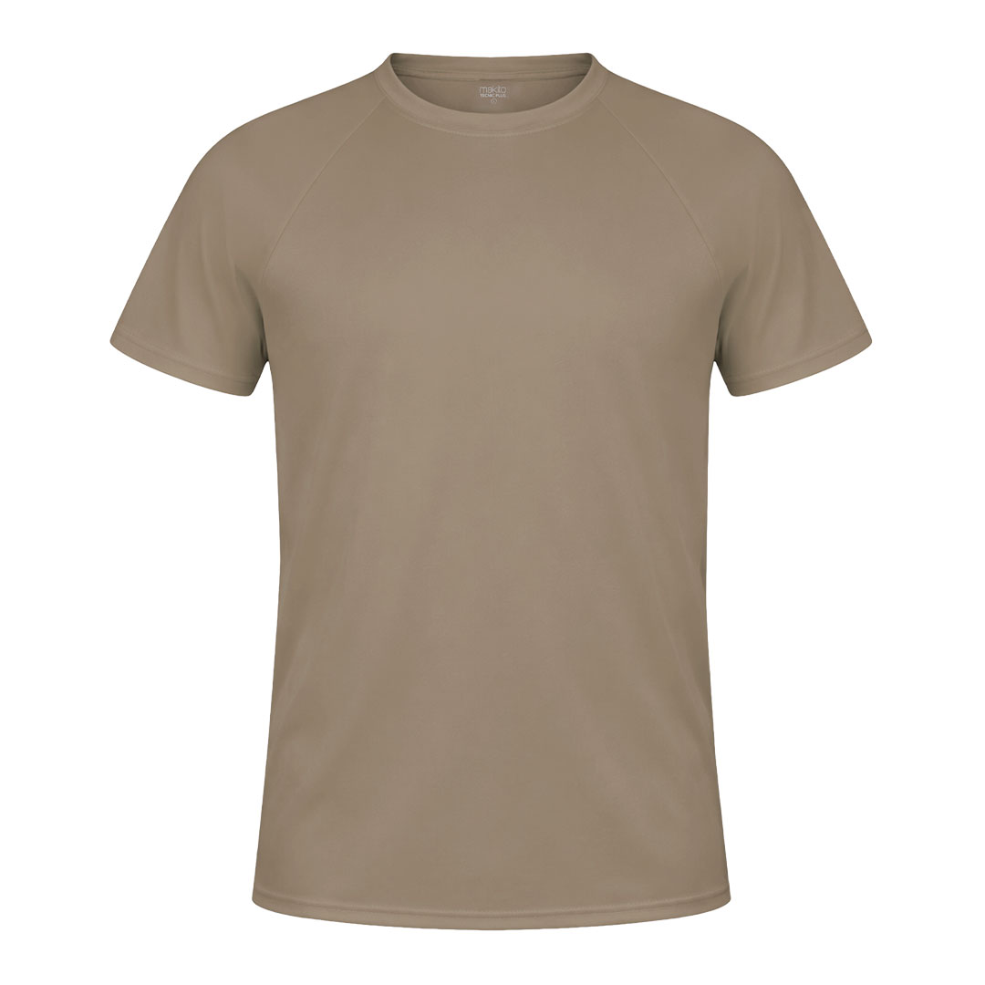 T-shirt dla dorosłych Tecnic Plus P161309T ciemny piasek
