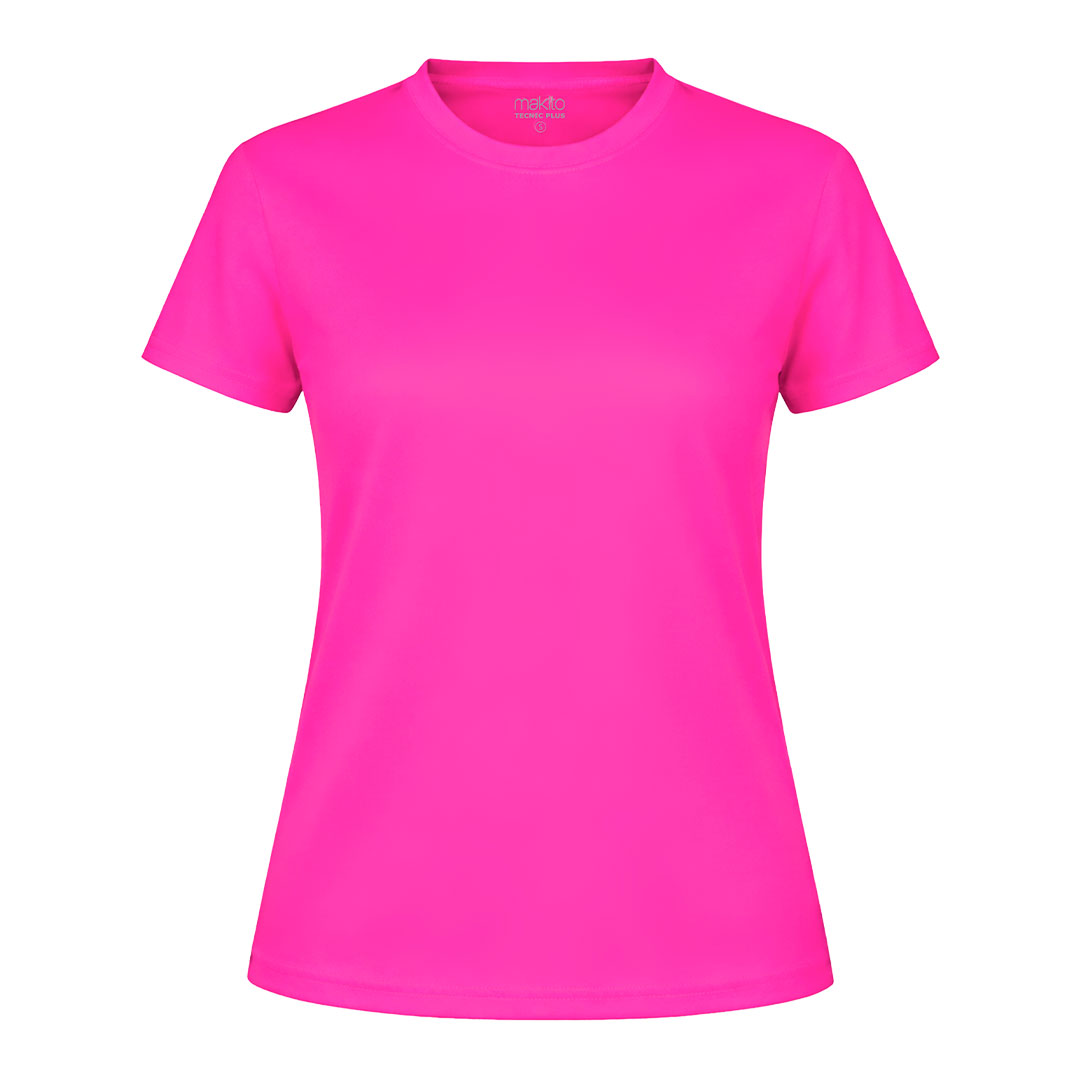 Damski T-shirt Tecnic Plus P161445T fuksjowy