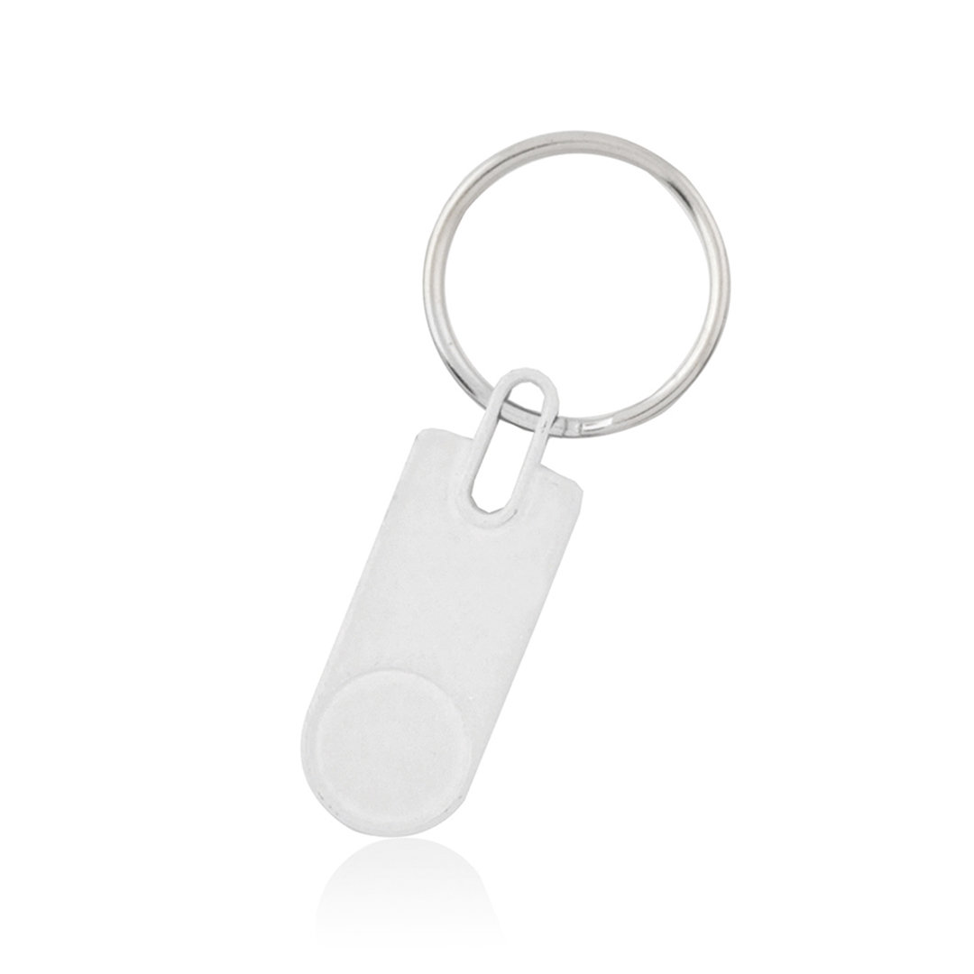 Brelok do kluczy Harper P161725T biały