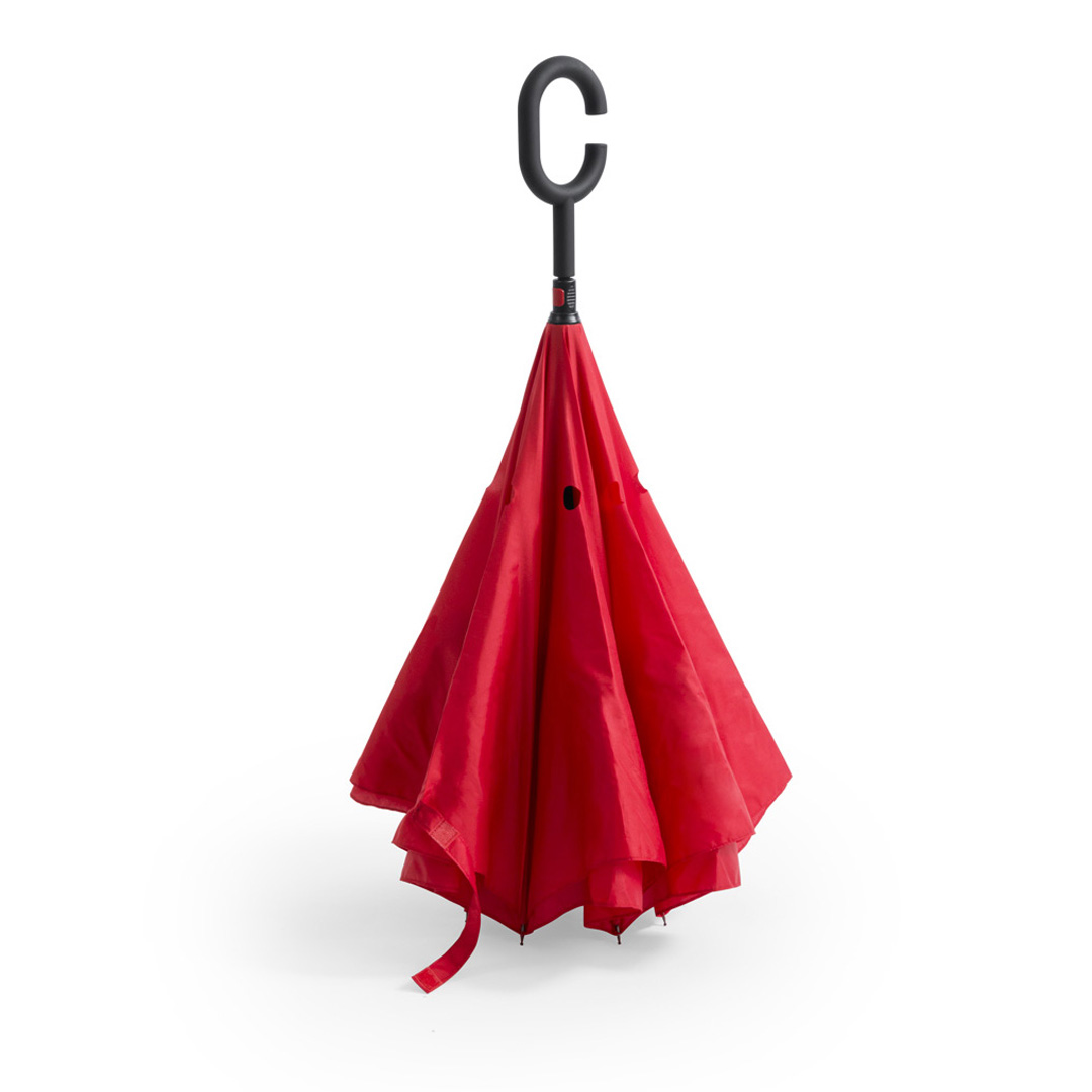 Parasol odwracalny Hamfrey P163271T czerwony