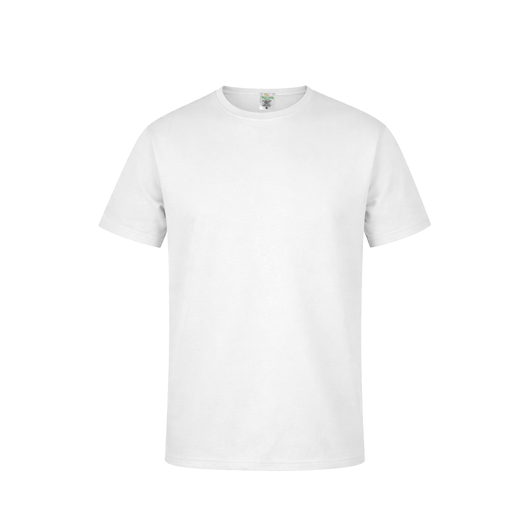 Biały T-shirt dla dorosłych "keya" MC130 P164273T MKT-5854-W