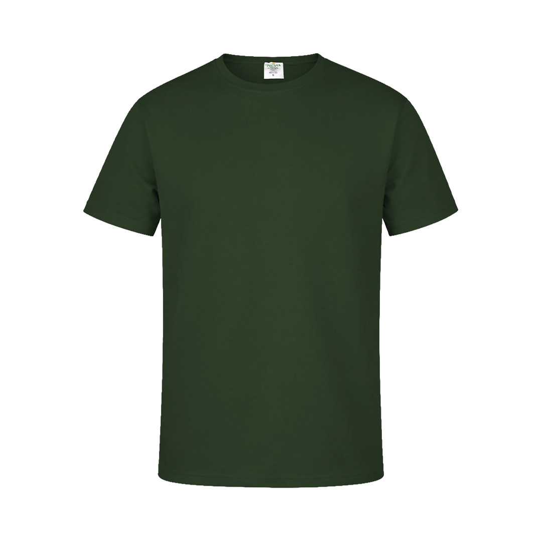 Kolorowy T-shirt dla dorosłych "keya" MC150 P164309T zielony butelkowy