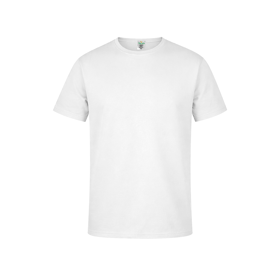 Biały T-shirt dla dorosłych "keya" MC180 P164387T MKT-5858-W