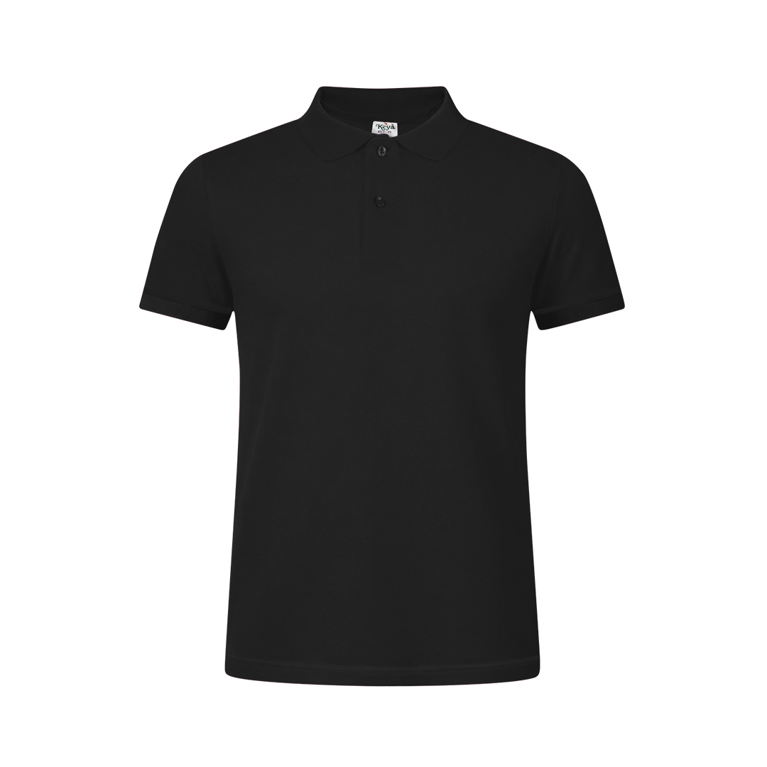Kolorowe polo dla dorosłych "keya" MPS180 P164482T czarny