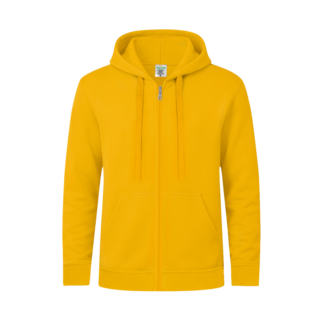 Bluza z kapturem i zamkiem dla dorosłych "keya" SWZ280 P164663T MKT-5866-W