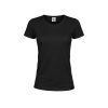 Damski kolorowy T-shirt "keya" WCS150 P164722T czarny