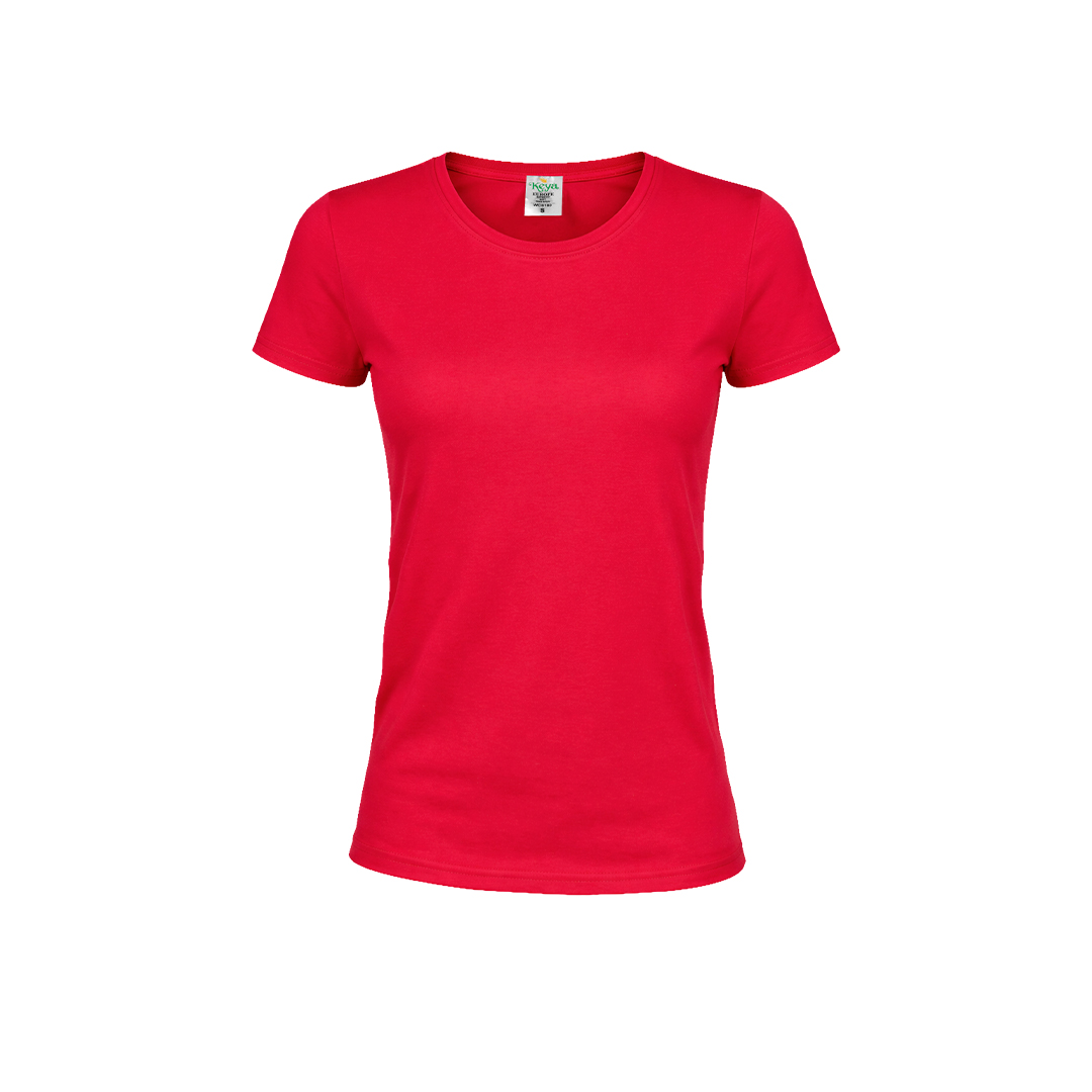 Damski kolorowy T-shirt "keya" WCS150 P164722T czerwony