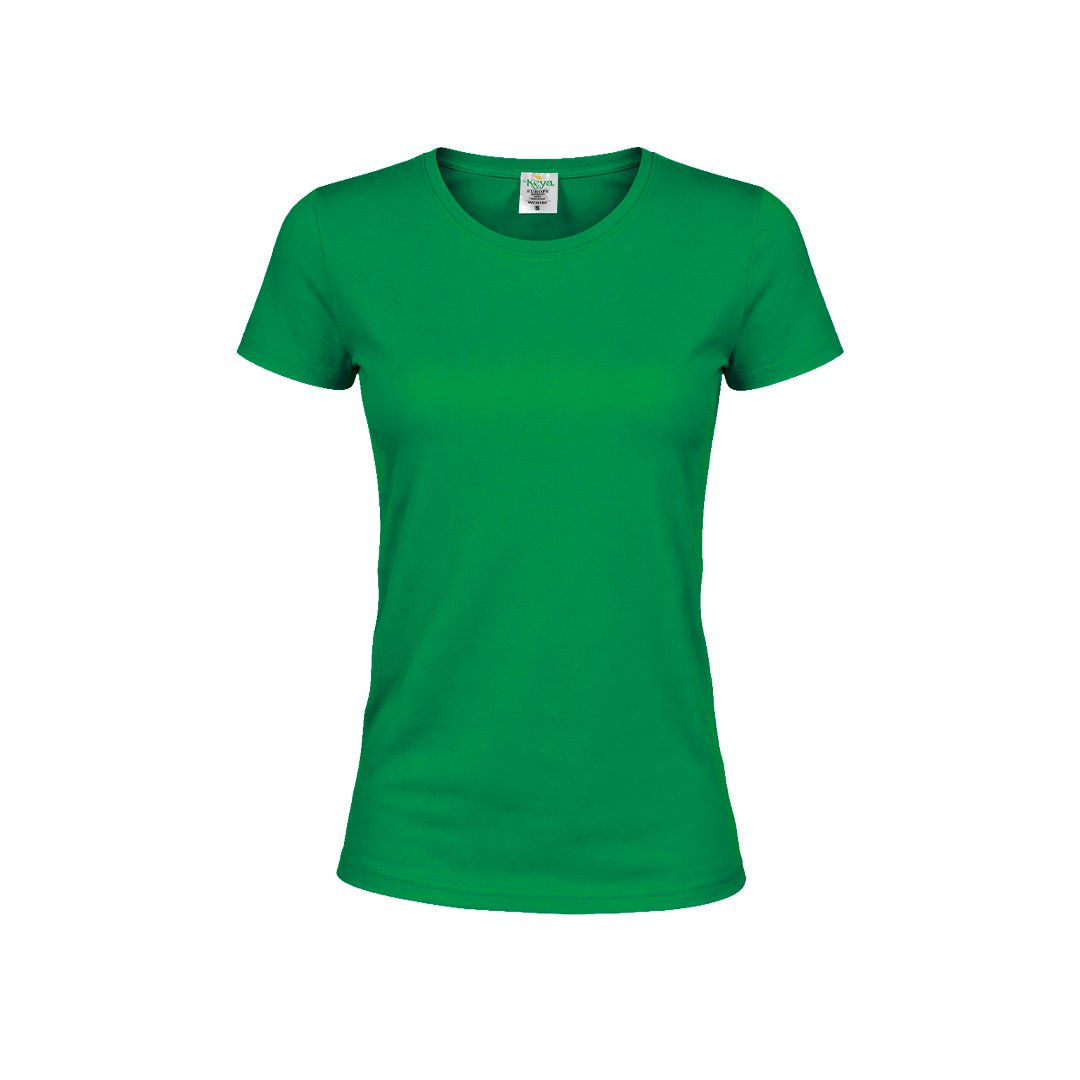 Damski kolorowy T-shirt "keya" WCS150 P164722T zielony