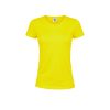 Damski kolorowy T-shirt "keya" WCS150 P164722T żółty