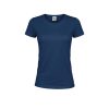 Damski kolorowy T-shirt "keya" WCS150 P164722T granatowy