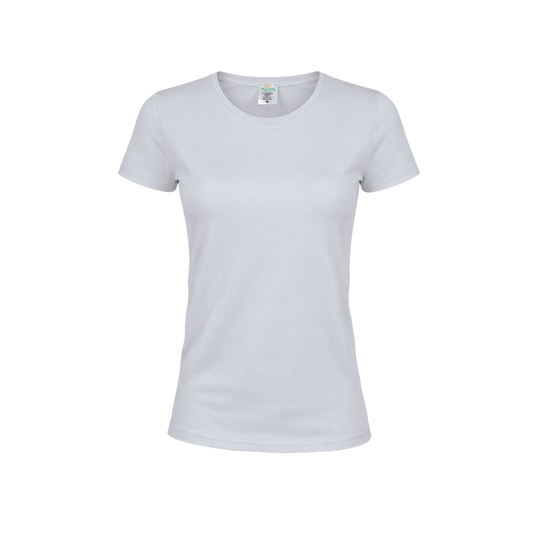 Damski kolorowy T-shirt "keya" WCS150 P164722T szary