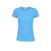 Damski kolorowy T-shirt "keya" WCS150 P164722T błękitny