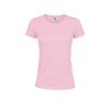 Damski kolorowy T-shirt "keya" WCS150 P164722T różowy