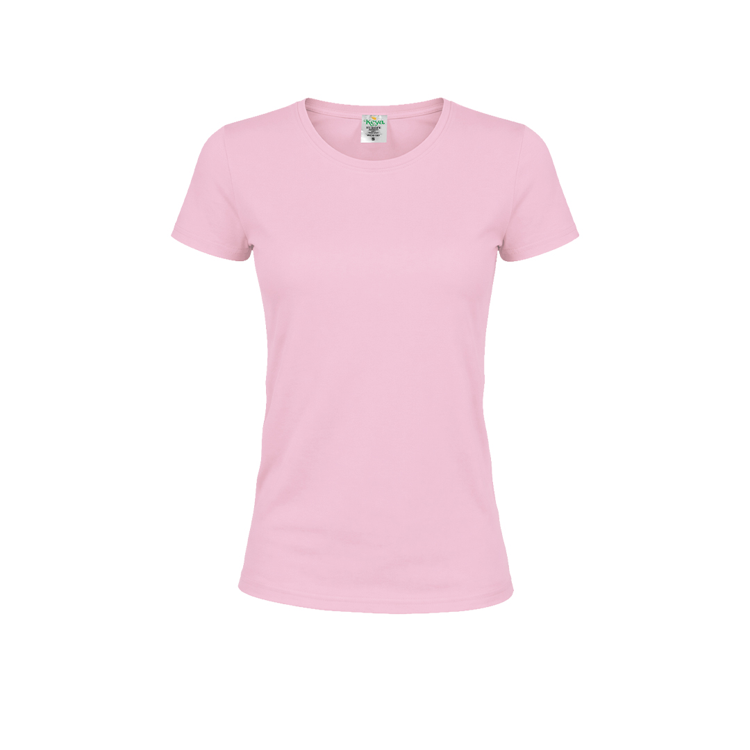 Damski kolorowy T-shirt "keya" WCS150 P164722T różowy