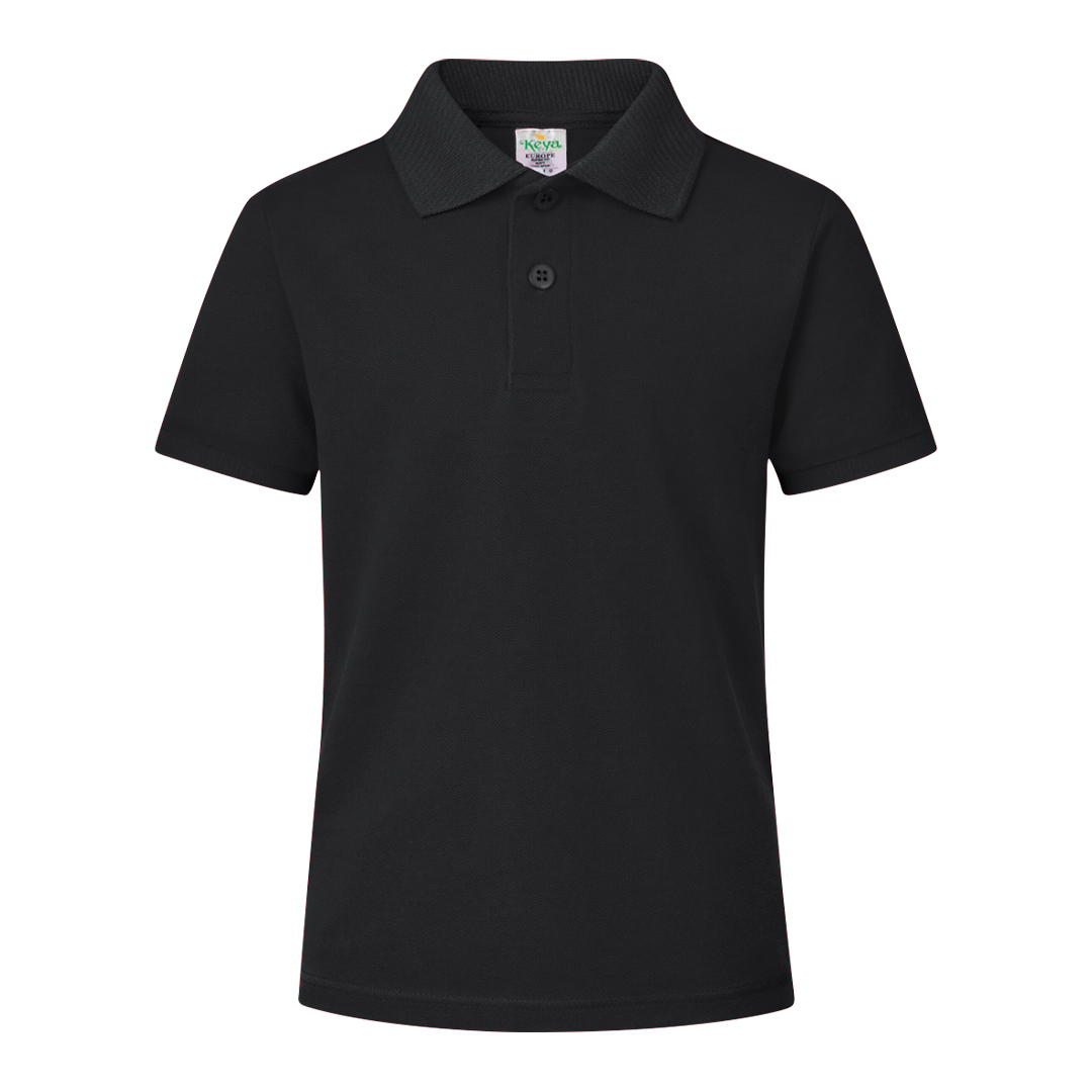 Dziecięce kolorowe polo "keya" YPS180 P164987T czarny