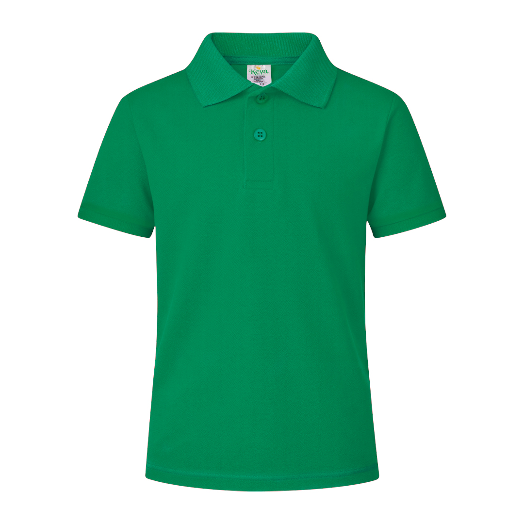 Dziecięce kolorowe polo "keya" YPS180 P164987T zielony