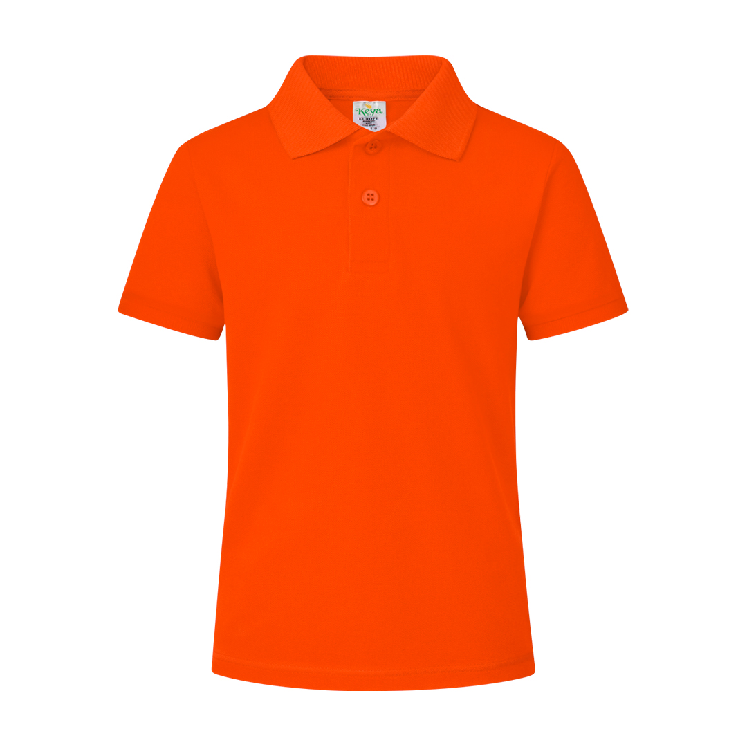 Dziecięce kolorowe polo "keya" YPS180 P164987T pomarańczowy
